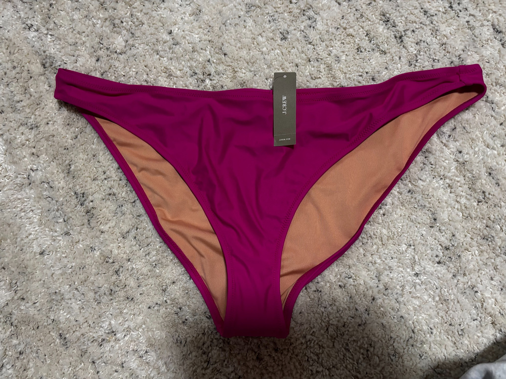 J.Crew Bikini Bottoms Magenta Size 2X NWT